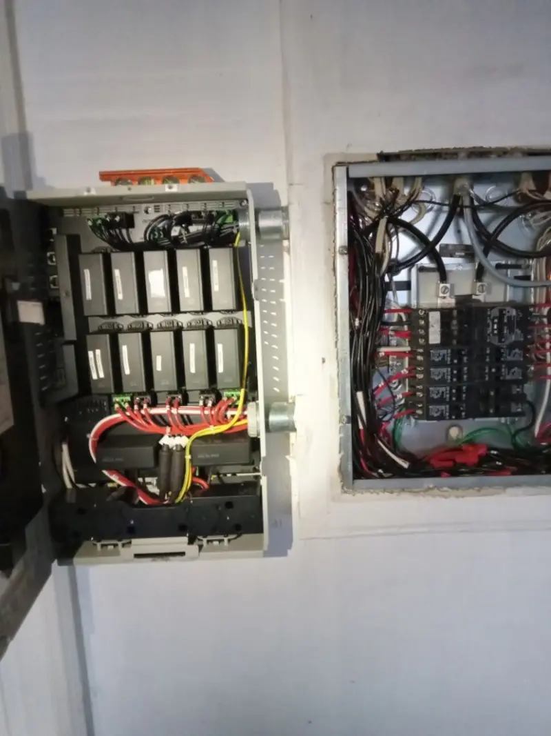 Electrical panel upgrade completed for Electrical Inspection in Green